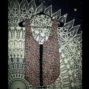 Anthropologie Button Down Cardigan Vest Tank EUC